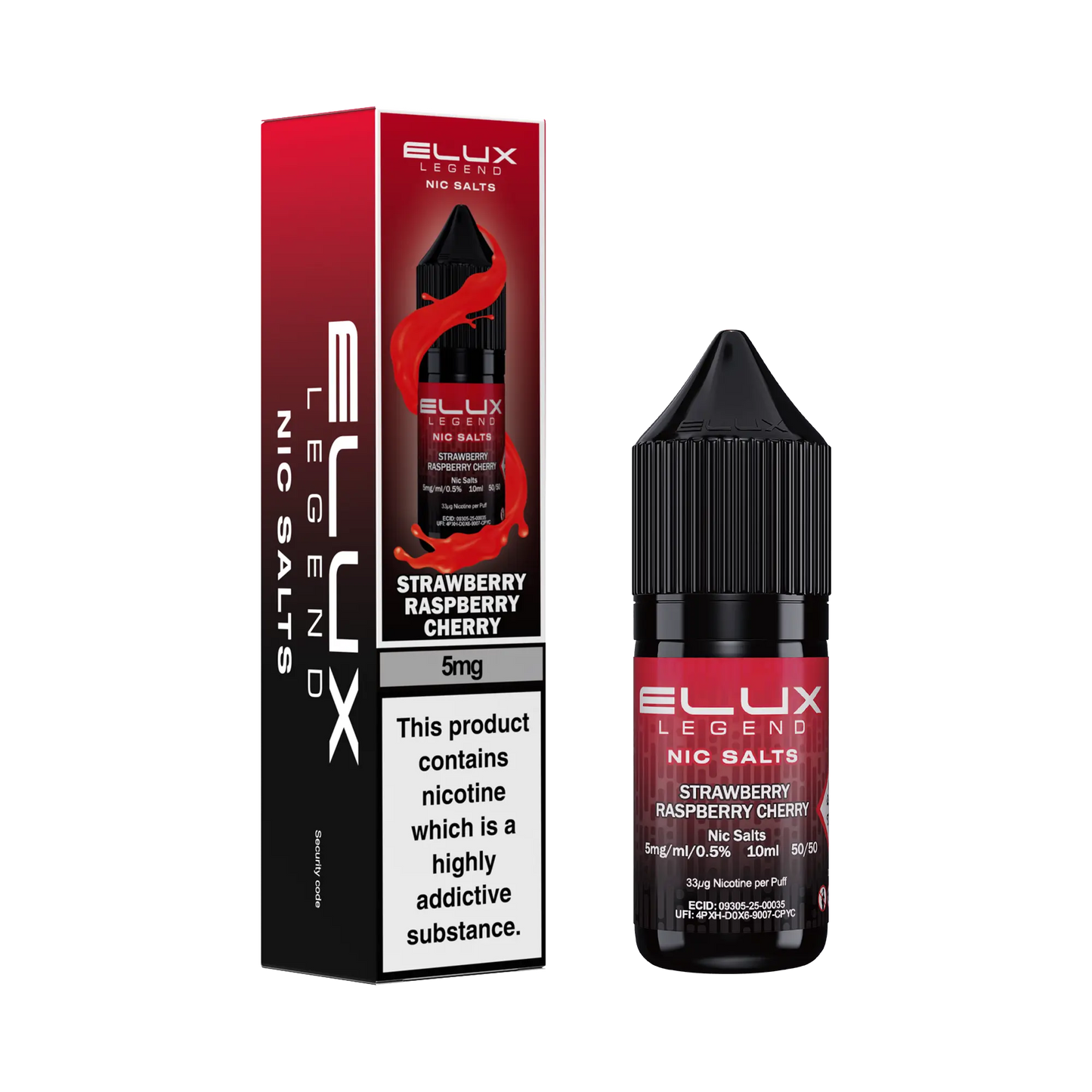 Elux Legend Nic Salts 10ml - 5mg Elux