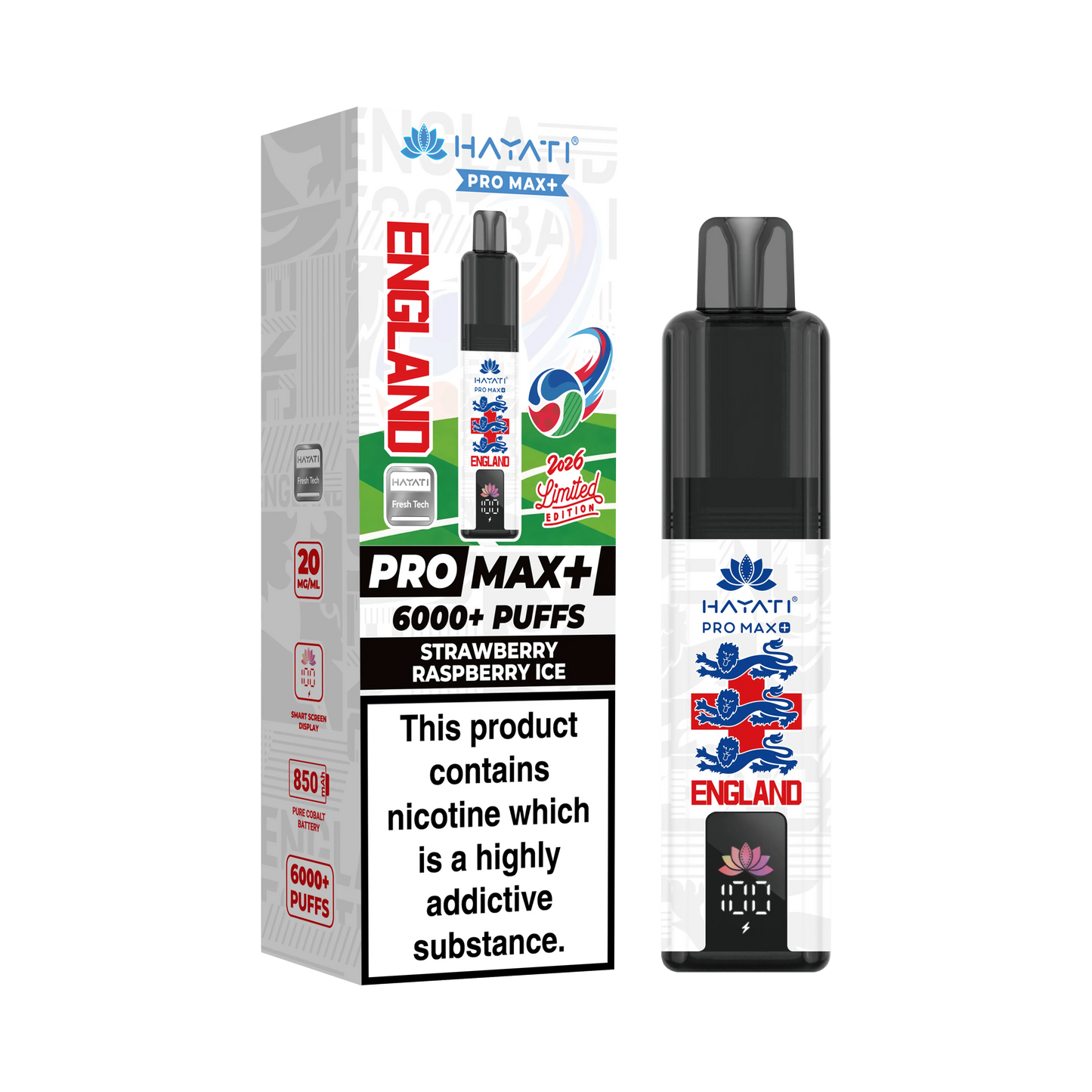 Hayati Pro Max+ 6000 World Cup (England) Hayati