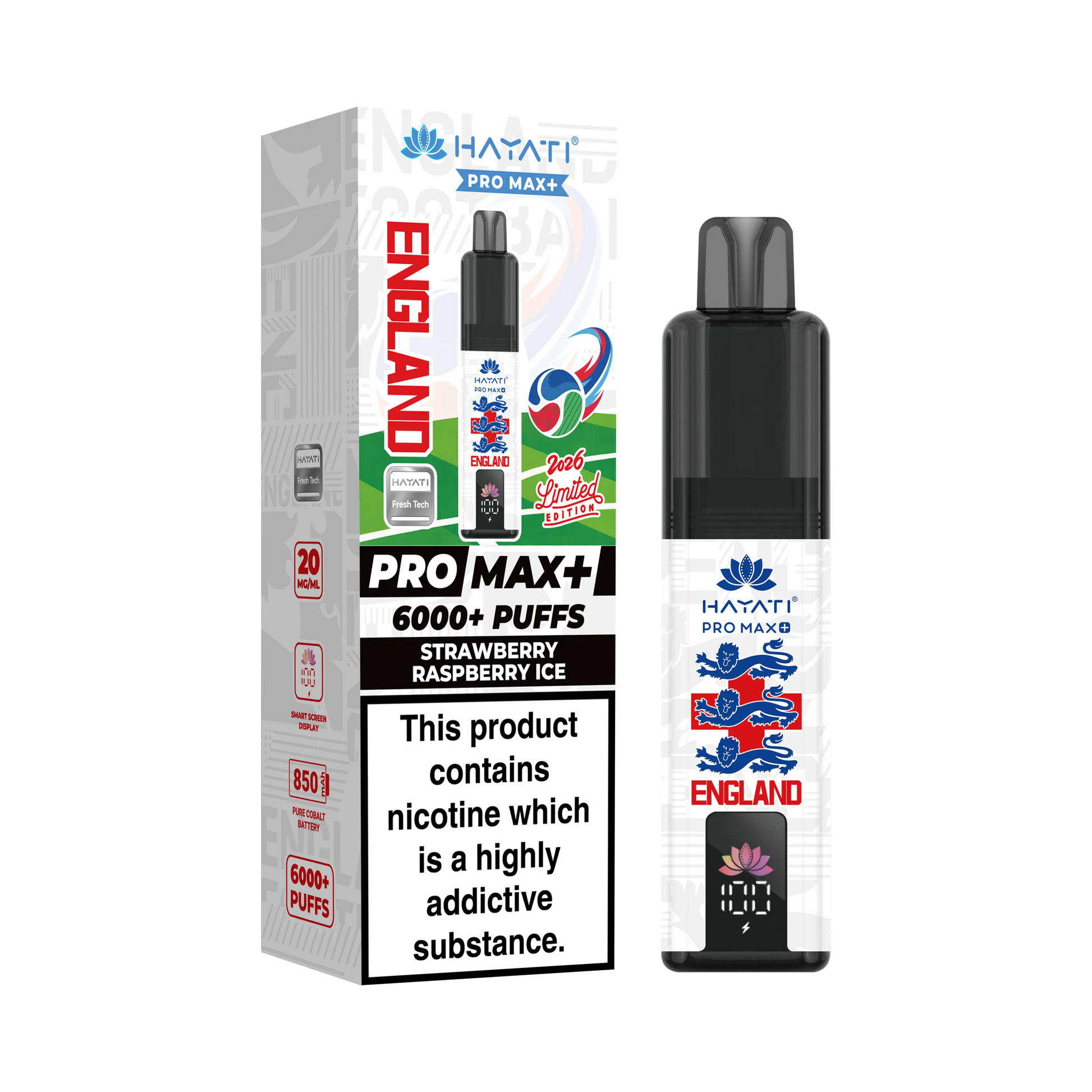 Hayati Pro Max+ 6000 World Cup (England)