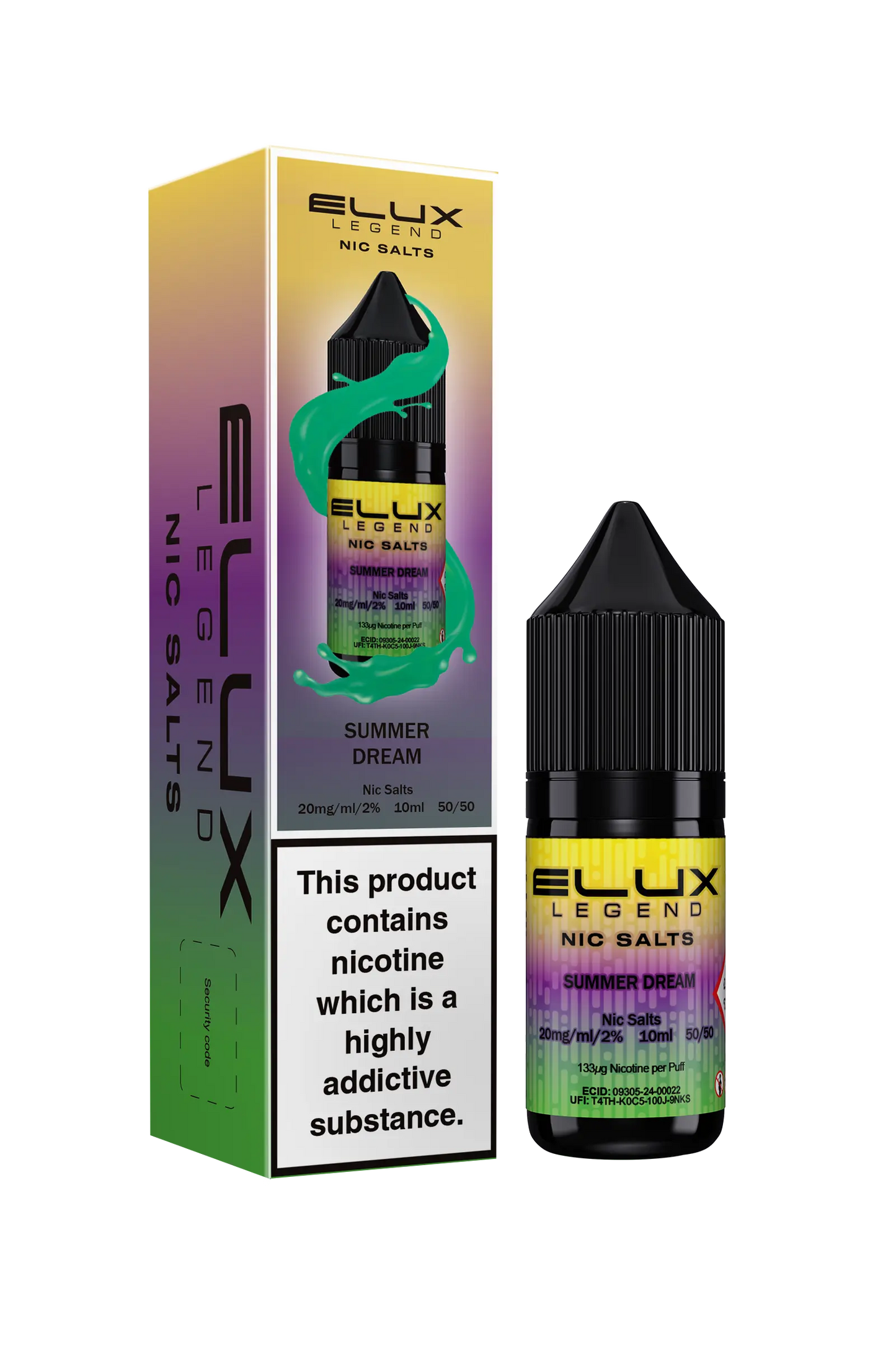 Elux Legend Nic Salts 10ml - 10MG Elux