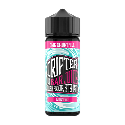 Drifter Bar Juice Menthol Range 100ml 50/50 Shortfill E-Liquid Drifter