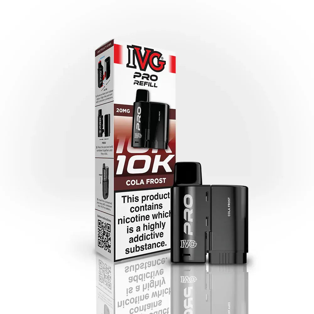 IVG Pro 12 Refill Pods – 2ml + 10ml | Up to 10,000 Puffs | 20mg