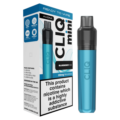 Avomi CLIQ Mini Prefilled Pod Kit (2ml + 4ml) | Upto 3000 Puffs Avomi