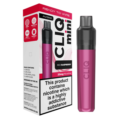 Avomi CLIQ Mini Prefilled Pod Kit (2ml + 4ml) | Upto 3000 Puffs Avomi