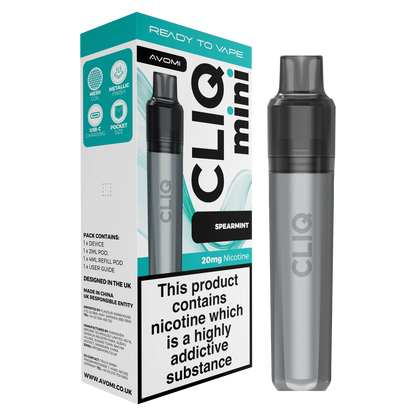 Avomi CLIQ Mini Prefilled Pod Kit (2ml + 4ml) | Upto 3000 Puffs Avomi