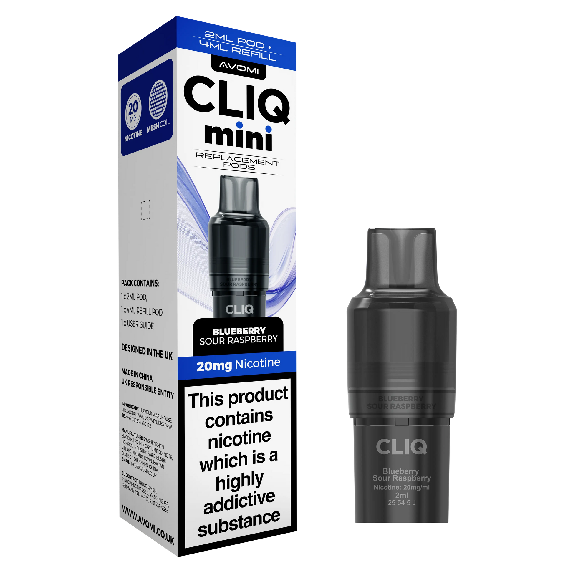 Avomi CLIQ Mini Prefilled Pods