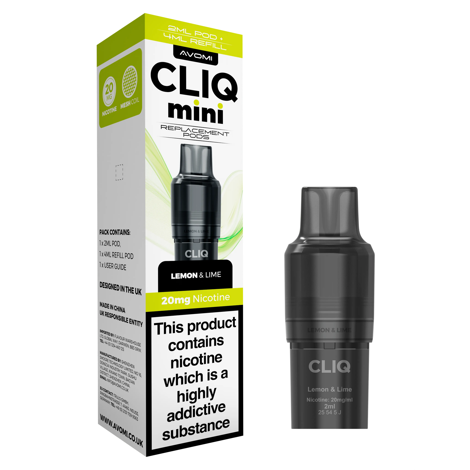 Avomi CLIQ Mini Prefilled Pods