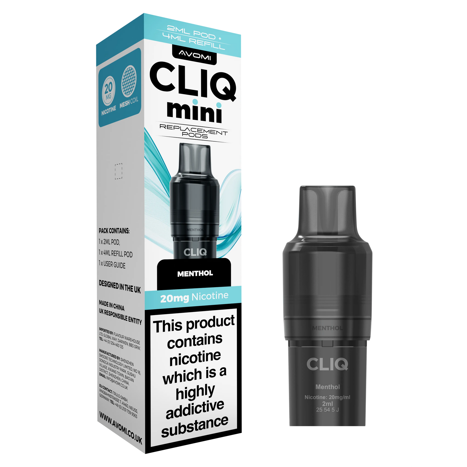 Avomi CLIQ Mini Prefilled Pods