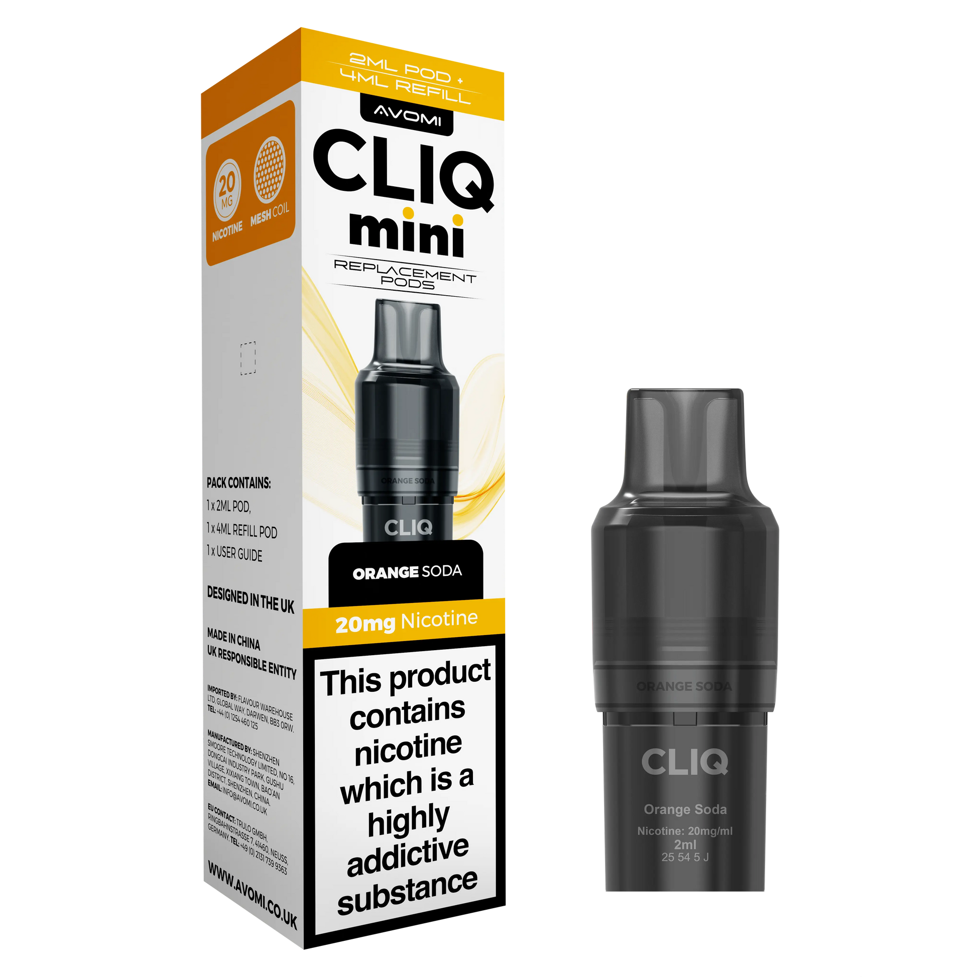 Avomi CLIQ Mini Prefilled Pods