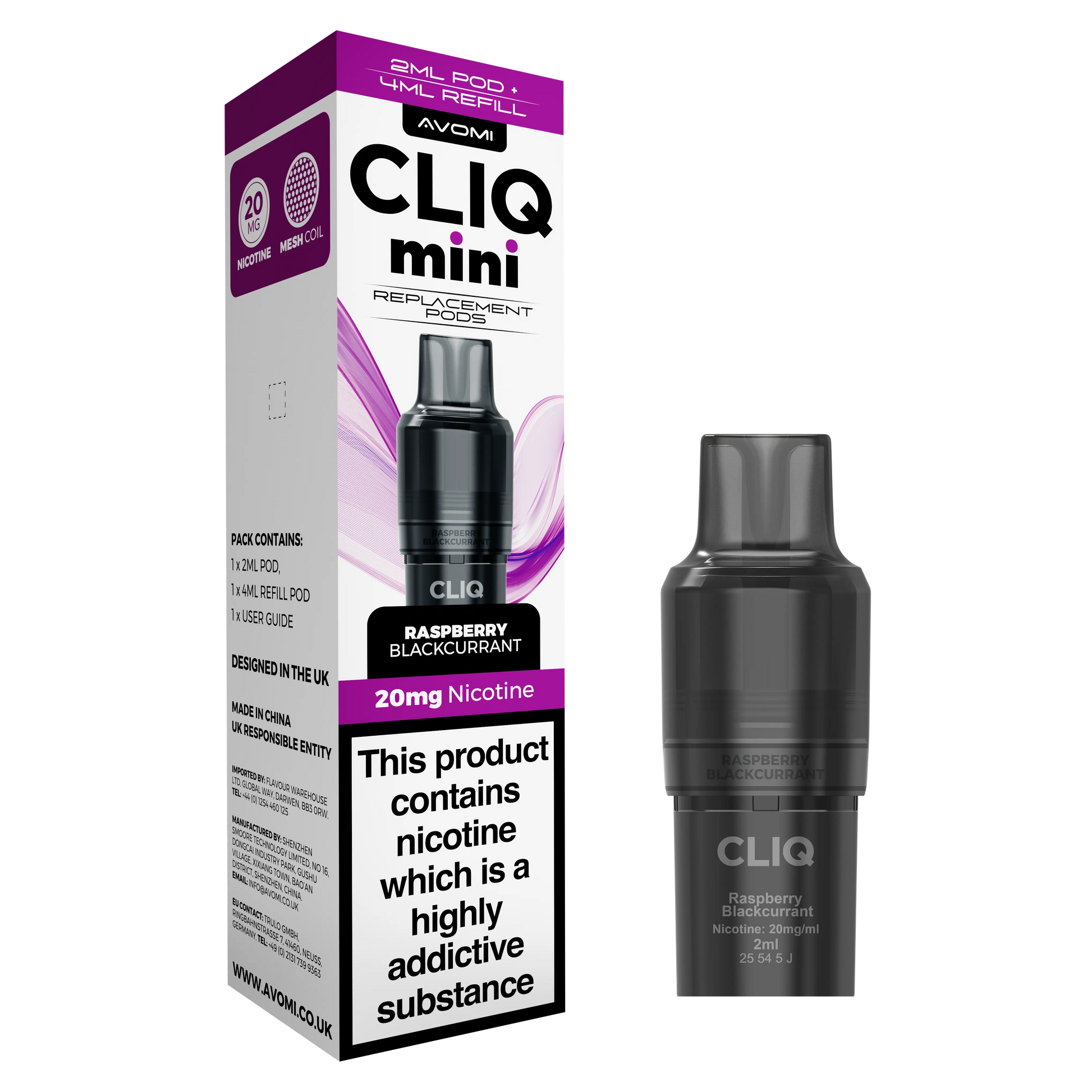 Avomi CLIQ Mini Prefilled Pods
