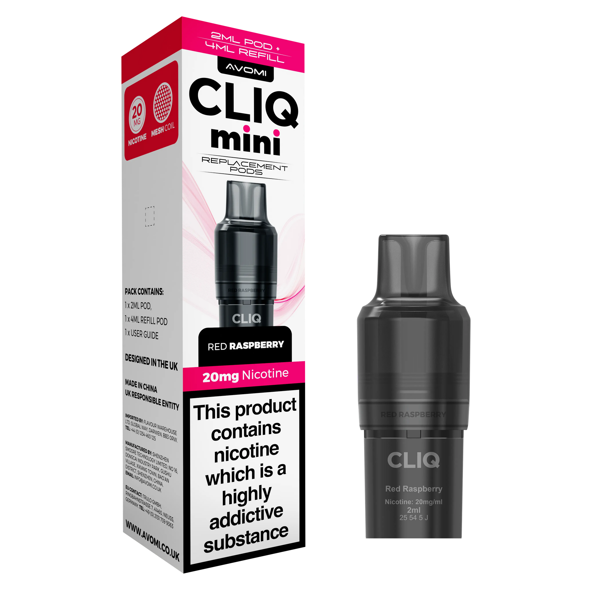 Avomi CLIQ Mini Prefilled Pods