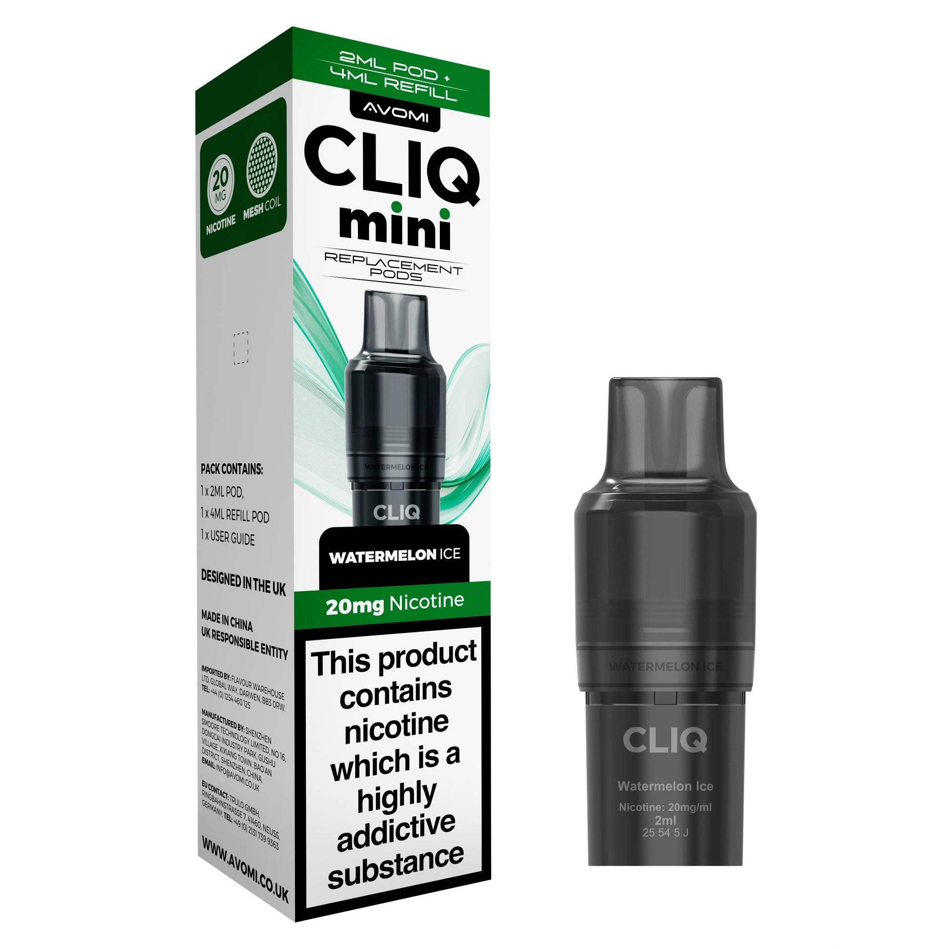 Avomi CLIQ Mini Prefilled Pods