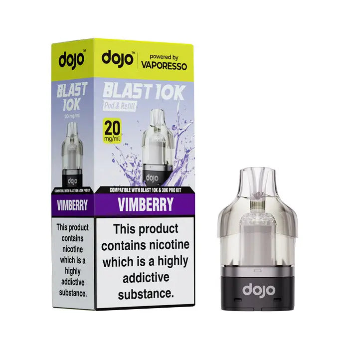Vaporesso Dojo Blast 10K/30K Prefilled Pod + 10ml Refill Container