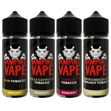 Vampire Vape 100ml Tobacco Range 70/30 E-Liquid Shortfill