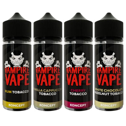 Vampire Vape 100ml Tobacco Range 70/30 E-Liquid Shortfill