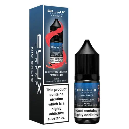 Elux Legend Nic Salts 10ml - 20MG - Blueberry Cherry Cranberry image