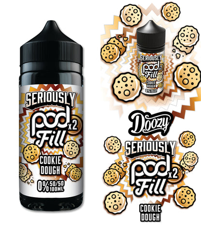 Seriously Pod Fill X2 by Doozy 100ml 50/50 E-Liquid Shortfill image 8