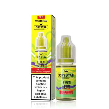 SKE Crystal Original V2 Nic Salts 10ml - 20MG - Lemon and Lime image