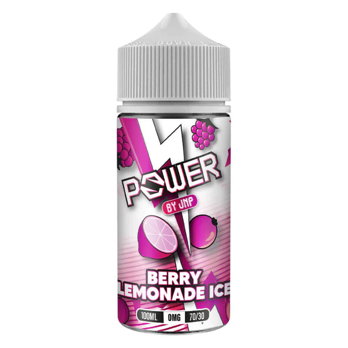 POWER by Juice N Power E-Liquid 100ml Shortfill 70/30 VG/PG - Berry Lemonade Ice image