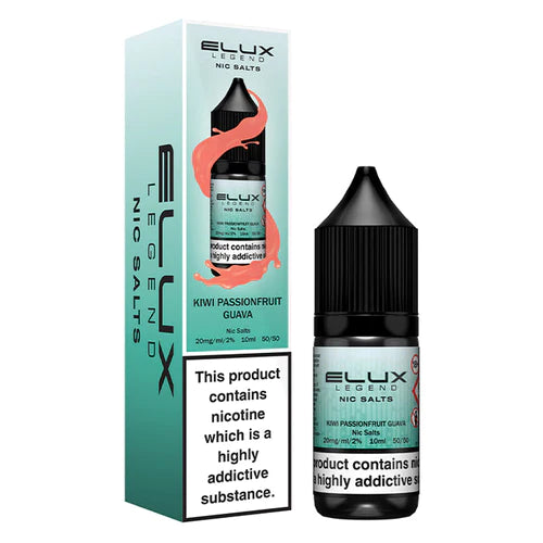 Elux Legend Nic Salts 10ml - 10MG - Kiwi Passionfruit Guava image