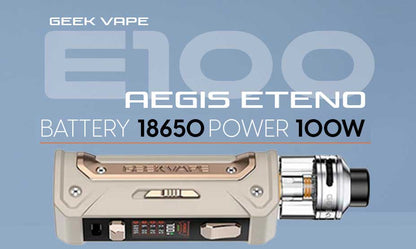 GeekVape E100 (Aegis Eteno) Sub-Ohm Kit | 5-100W image 10