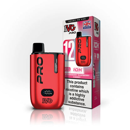 IVG Pro 10K Pod Vape Kit - Strawberry Raspberry Cherry image
