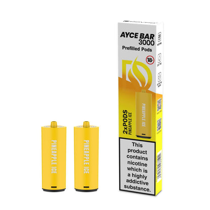 Dovpo Ayce Bar 3000 Prefilled Pods | 20mg 2pcs/pack - Pineapple Ice image