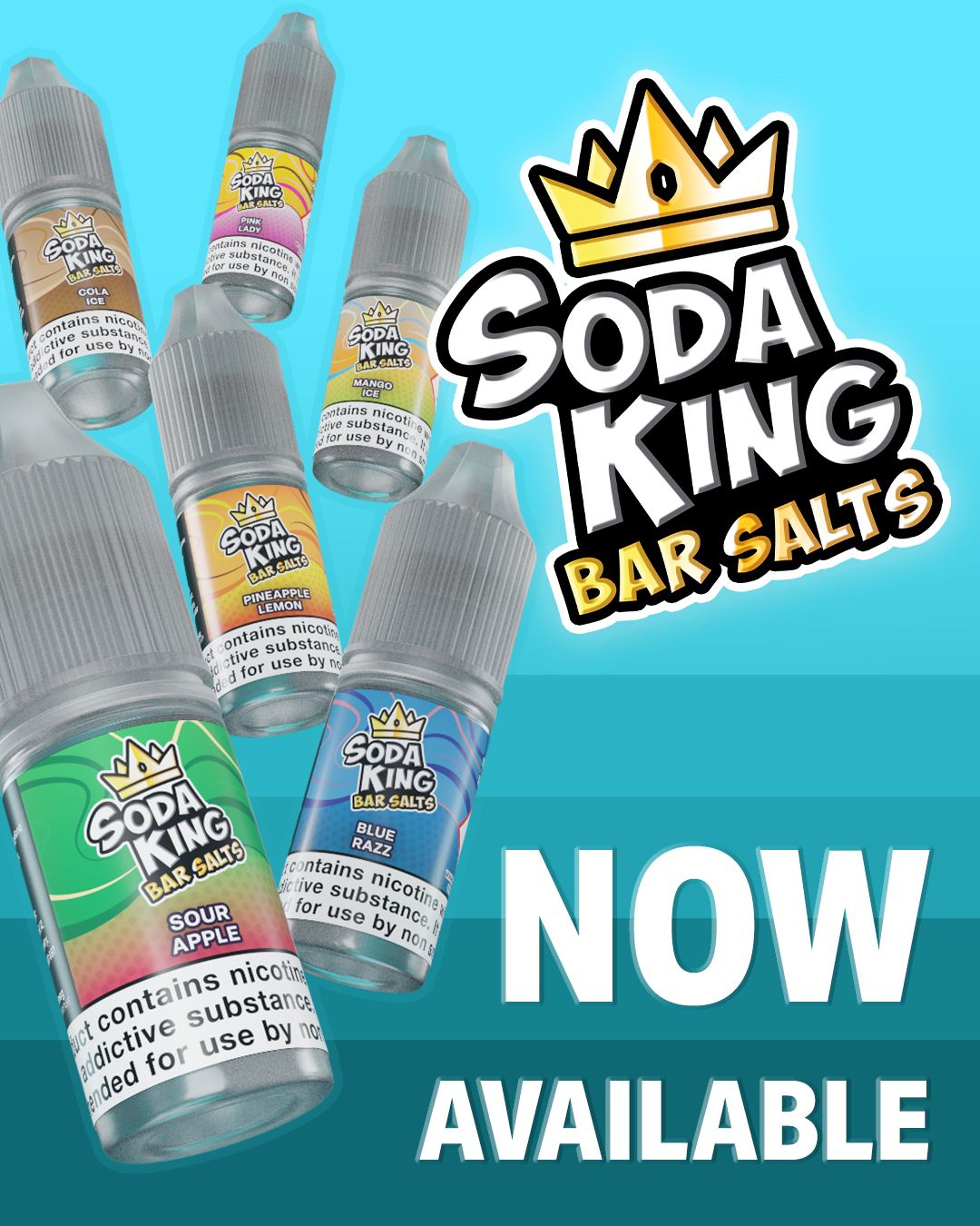 Soda King Bar Salts 10ml - 20MG image 5