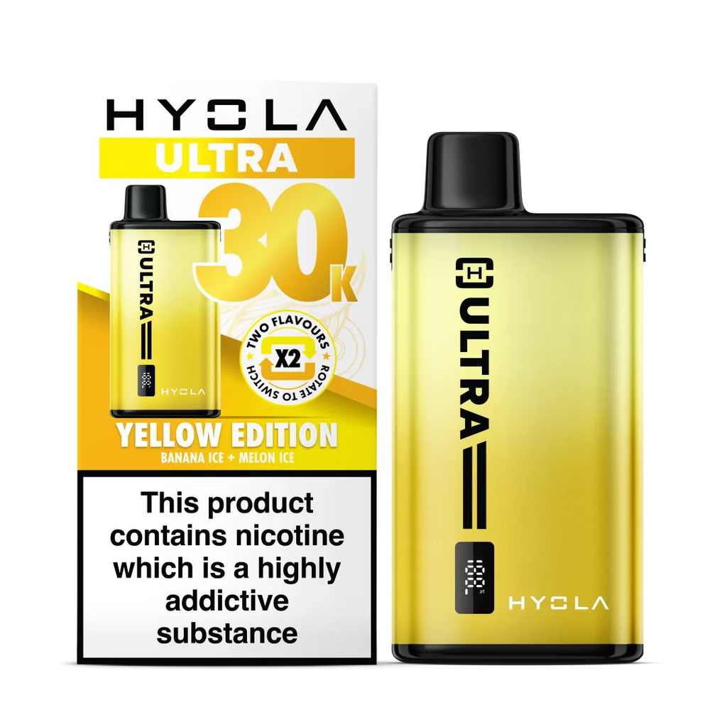 Hyola Ultra 30K Vape Kit – 30000 Puffs | 20mg - Yellow Edition image