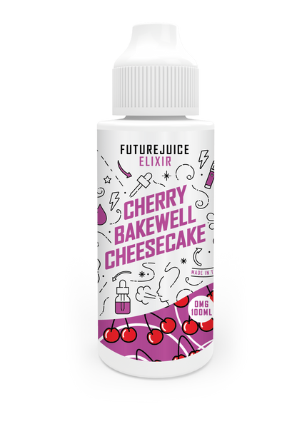 Future Juice Elixir 100ml 70/30 VG/PG E-Liquid Shortfill - Cherry Bakewell Cheesecake image