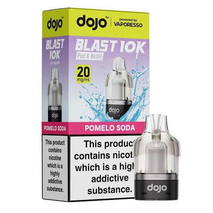 Vaporesso Dojo Blast 10K Prefilled Pod + 10ml Refill Container - Pomelo Soda image