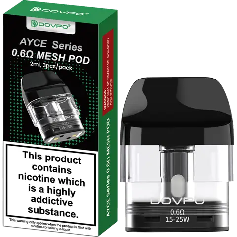 Dovpo AYCE PRO Top-Fill Replacement Pods - 0.6 / 0.8 Ohm - 3pcs/pack - 0.6 ohm image