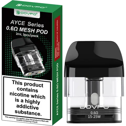 Dovpo AYCE PRO Top-Fill Replacement Pods - 0.6 / 0.8 Ohm - 3pcs/pack - 0.6 ohm image