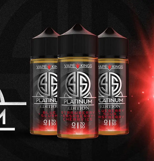 Vape King Platinum 100ml Shortfill E-Liquid  70/30 VG/PG image 0