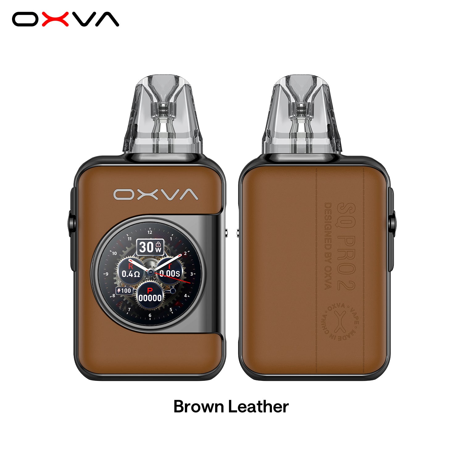 OXVA Xlim SQ Pro 2 Vape Kit - Brown Leather image