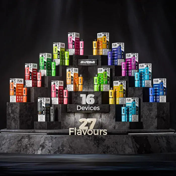 Avomi FLIQ 4-in-1 Prefilled Pod Kit – 2400 Puffs Avomi FLIQ