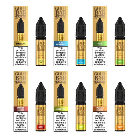 Gold Bar Nic Salts 10ml - 10mg image 0