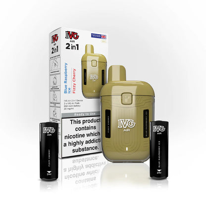 IVG Air 2-in-1 Prefilled Pod Vape Kit - Gold Edition image