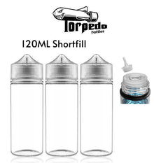 Torpedo Refillable Empty E-Liquid Bottles 100ml | Easy Screw Off Nib  70/30 VG/PG image 0