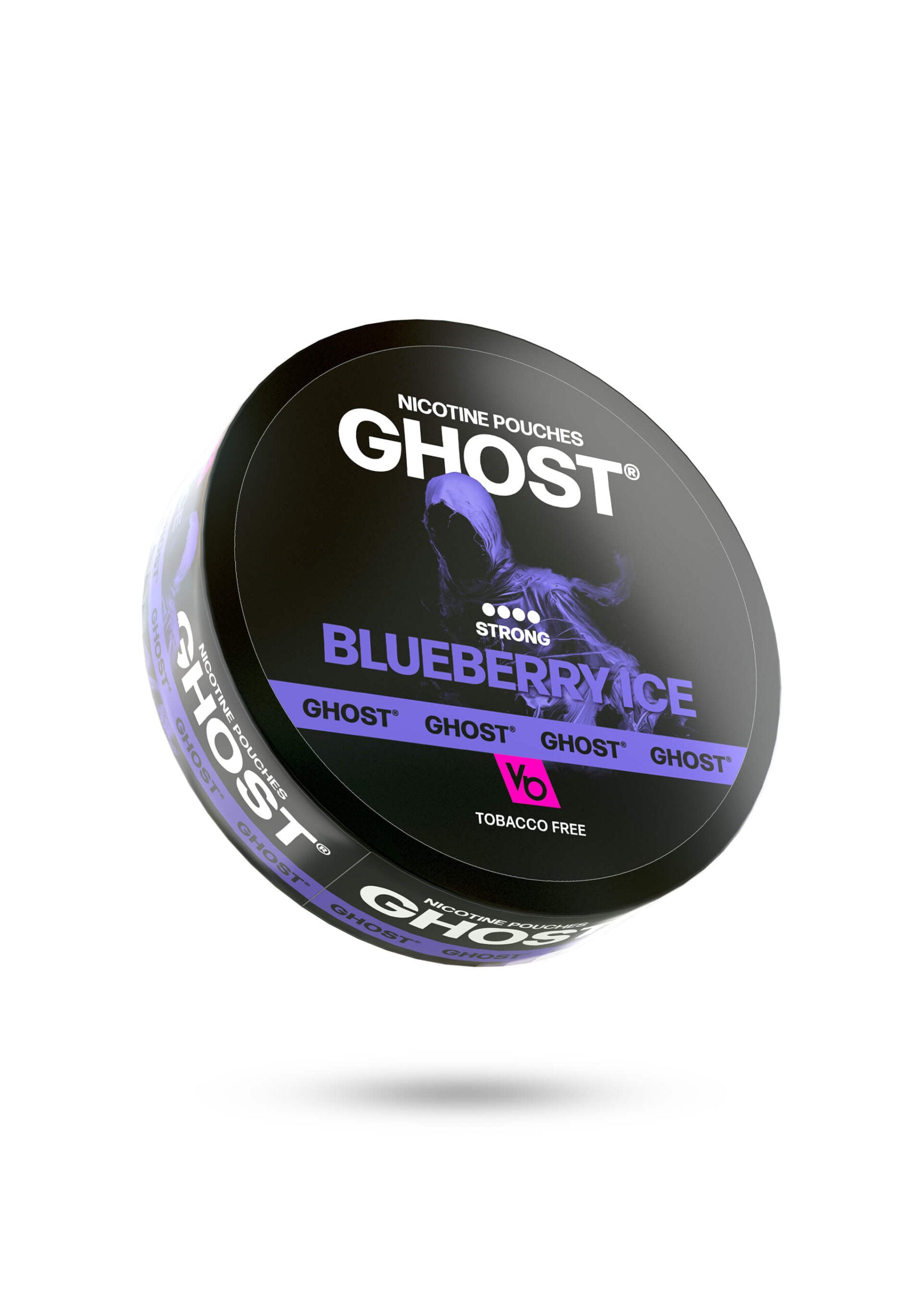 GHOST Nicotine Pouches 25MG (Strong) 20pcs/pack - Blueberry Ice image