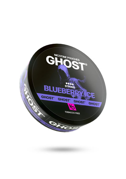 GHOST Nicotine Pouches 25MG (Strong) 20pcs/pack - Blueberry Ice image