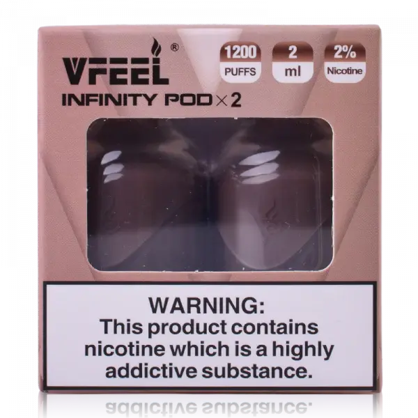 VFEEL Infinity 1007 Prefilled Pods | 20mg 2-pods/pack £3.99 - Cafe Mocha Ice Cream image