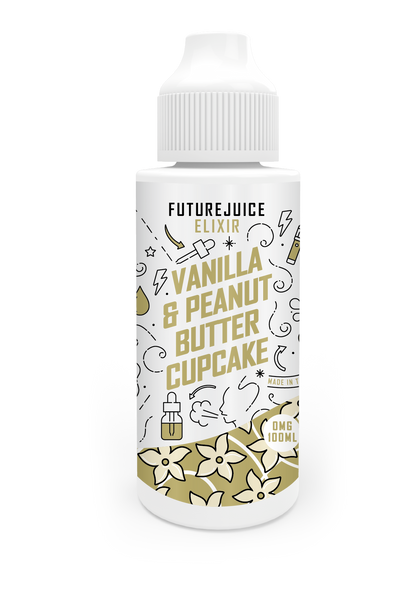 Future Juice Elixir 100ml 70/30 VG/PG E-Liquid Shortfill - Vanilla Peanut Butter Cupcake image