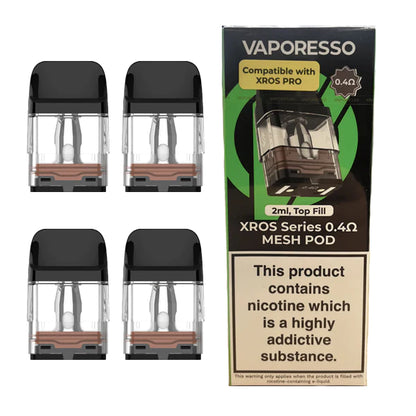 Vaporesso XROS PRO Replacement Pods 0.4 Ohm 4pcs/pack image 2
