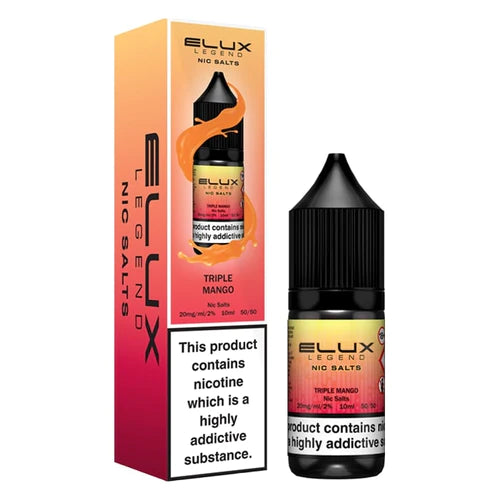 Elux Legend Nic Salts 10ml - 20MG - Triple Mango image