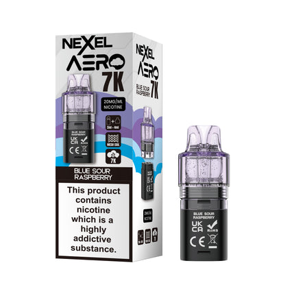 Nexel Aero 7000 Replacement Prefilled Pod - Blue Sour Raspberry image