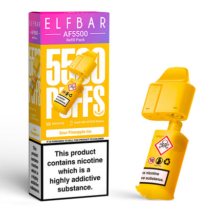 Elf Bar AF5500 Prefilled Pods - Pineapple Ice image