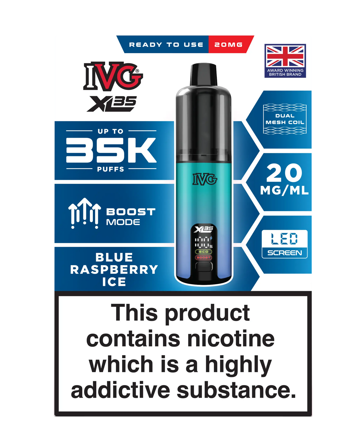 IVG XL 35K Prefilled Pod Kit IVG