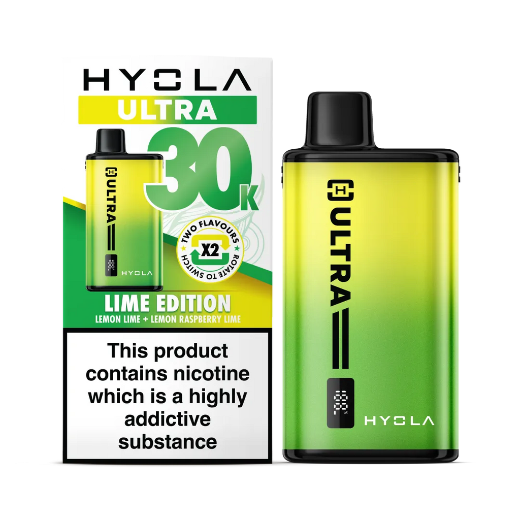 Hyola Ultra 30K Vape Kit – 30000 Puffs | 20mg - Lime Edition image