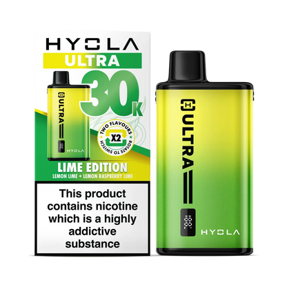 Hyola Ultra 30K Vape Kit – 30000 Puffs | 20mg - Lime Edition image